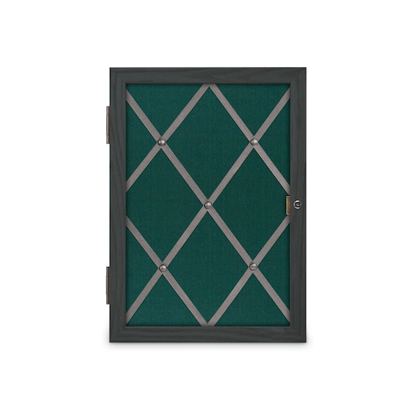 Sliding Door Wood Corkboard, 96"x36", Ligh, UV9006OCS-LTOAK-RUBBER